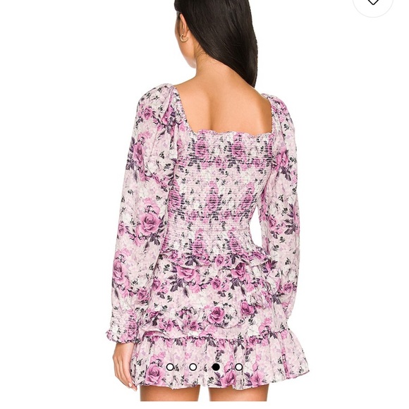 LoveShackFancy Russell Top in Sandy Pink Shores - Picture 3 of 7